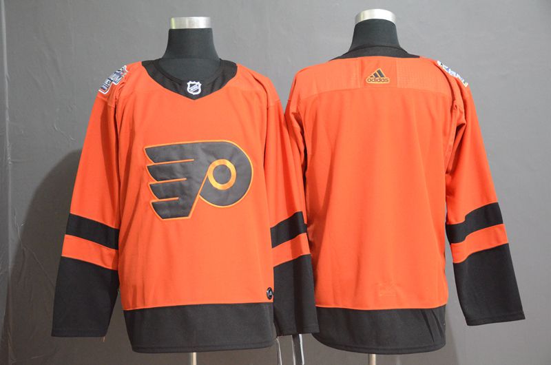 Men Philadelphia Flyers Blank Orange Adidas Third Edition Adult NHL Jersey